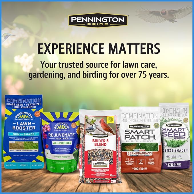 Pennington Select Chips & Bits Wild Bird Seed for Outside Feeders, High-Protein, No Hull & No Waste Bird Seed Blend, Sunflower Chips & Peanut Bits Attract Songbirds,15-lb. Bag