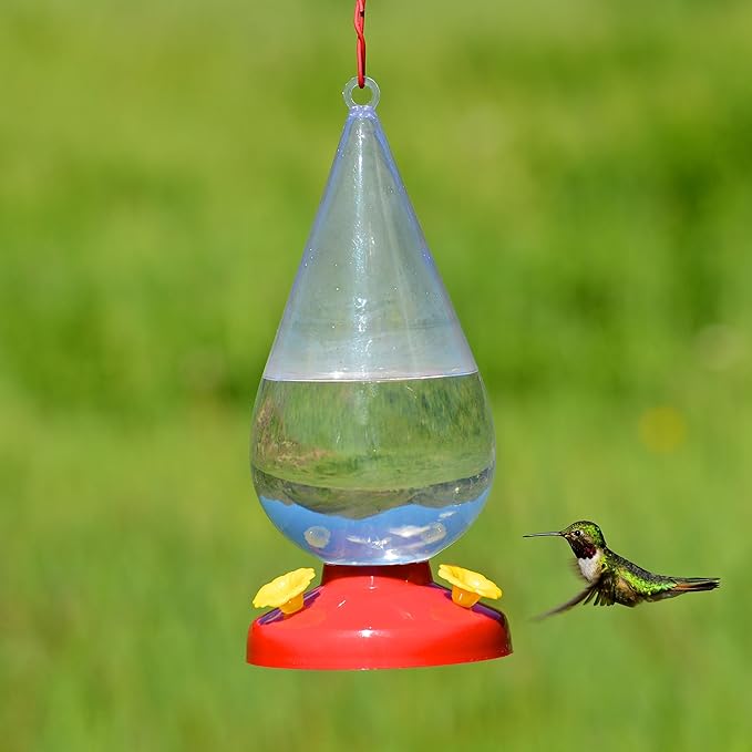Perky-Pet Dew Drop 32-Ounce Plastic Hummingbird Feeder - 273