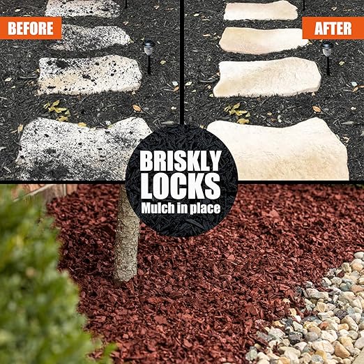 Mulch Glue for Landscaping, 32OZ Rock Glue, Fast-Dry Non-Toxic Weather-Resistant Strong Gravel Binder, Pine Straw Outdoor Strong Pebble Gravel Hold for Garden, Mulch Lock and Pea Gravel