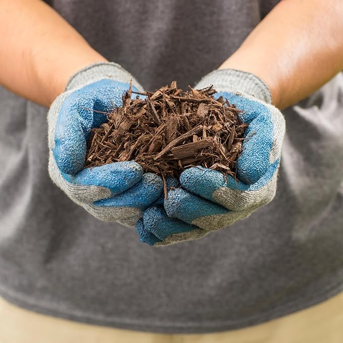 Scotts Nature Scapes Color Enhanced Mulch Deep Forest Brown - Wood Shredded and Bagged Brown Landscaping Mulch, Bulk Mulch Pallet - 1.5 cu. ft. Bags, Pallet of 80