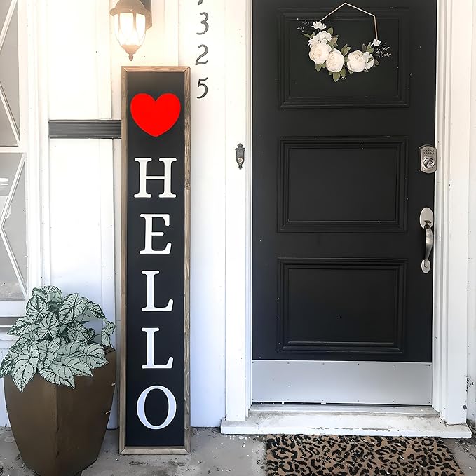 Welcome Stencils Set for Painting on Wood, Seasonal Letter Templates with Spring Summer Fall Winter Designs – 22 PCS Large PET Stencils for DIY Crafts, Signs, Home Décor, Porch, and Card Making