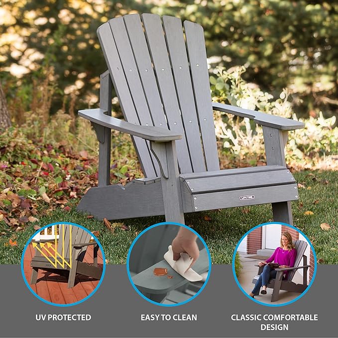 Lifetime Faux Wood Adirondack Chair