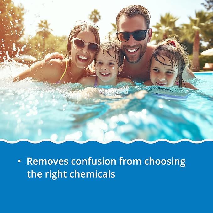 In The Swim Ultimate Opening Kit and Chlorine Bundle - Pre-Measured Opening Kit for Easy Use - 50 Pound Bucket of 3-Inch Stabilized Chlorine Tablets - for Inground and Above Ground Pools Up to 35,000