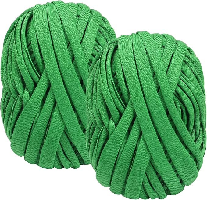 Shintop 2 Packs Garden Twine, Soft Plant Ties Green Tomato Ties Stretchy Garden String for Supporting and Tying Climbing Plants Veggies Flower(98 Feet/Roll