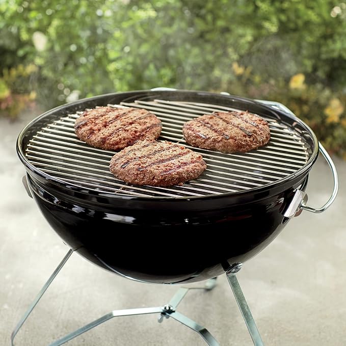 Weber Cooking Grate 13.5" – Heavy-Duty Plated Steel, Fits 14" Smokey Joe Charcoal Grills Including Silver, Gold & Tuck‑N‑Carry Models