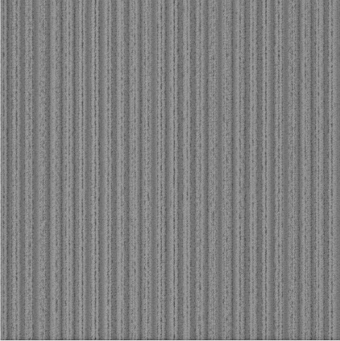 Ottomanson Front Door Mat – Non Slip Scraper Mud Mat for High Traffic Entryways, RV & Patio – Dirt Trapping and Durable for Indoor & Outdoor Use – 2' x 4' – Gray