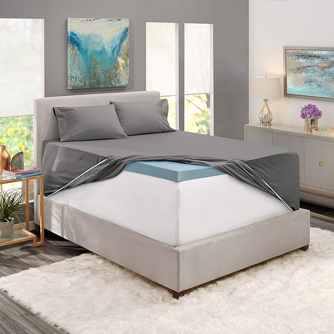 Clara Clark Fitted Sheet, Extra Deep Pocket Fits Deep Mattress, Luxury Soft Fitted Sheet Only, Queen - Extra Deep Charcoal Gray