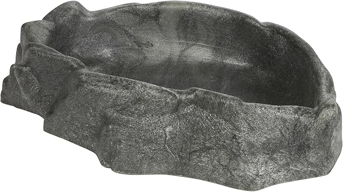 Zoo Med Reptile Rock Water Dish, X-Large, Assorted colors