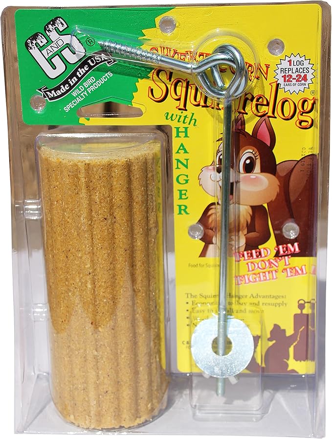 C&S Sweet Corn Squirrelog With Hanger Starter Kit