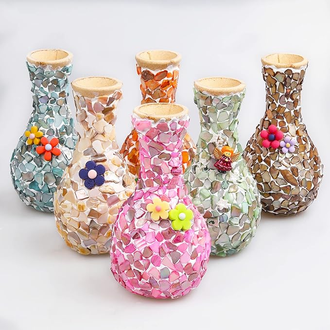 QICQDRAM Crushed Shells for Crafts About 2LB (900g/31.74oz) Small Natural Crushed Shells Bulk for Crafts DIY Beaching Wedding Decoration Vase Fillers