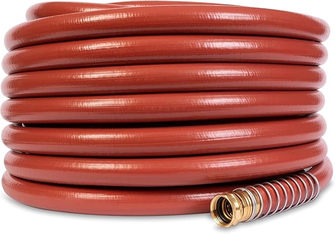 Gilmour Pro Commercial 3/4" x 100' Heavy Duty Water Hose, Durable and Kink Resistant 100 ft Garden Hose