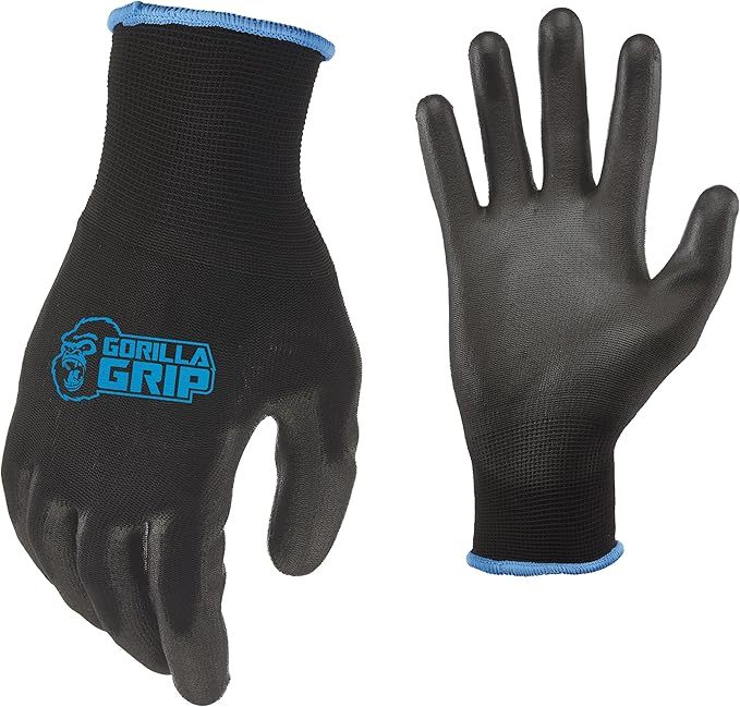 GORILLA GRIP 25053-26 Never Slip, Maxiumum Grip All-Purpose Gloves (Large)