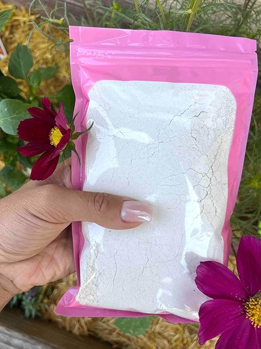 Meme’s Organic Oyster Shell Flour – Natural Calcium Supplement for Soil, Ideal for Gardens, Composting & Worm Bins – 16 oz