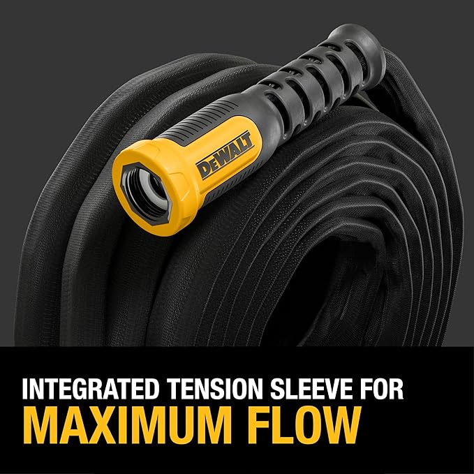 DEWALT 100 ft x 5/8 in Heavy-Duty Professional Grade Fabric Garden Hose - DXMH3304