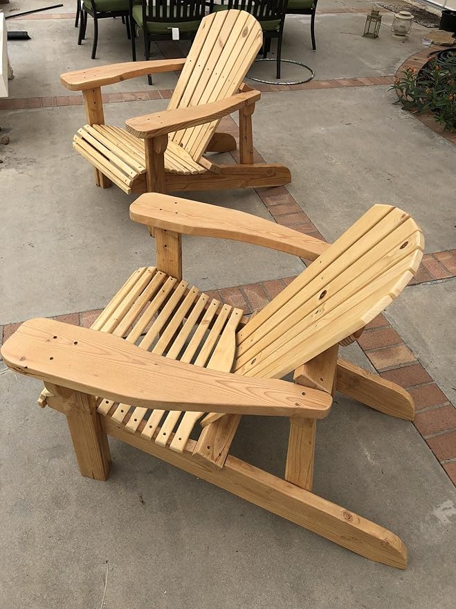 ROCKLER Adirondack Chair Plans with Cardboard Templates – Easy-to-Build - Classic Adirondack Chair Plan Only -Includes Step-by-Step Instructions for Entire Construction Process – Made in USA