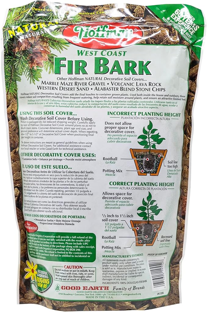 Hoffman 14552 West Coast Fir Bark, 2 Quarts