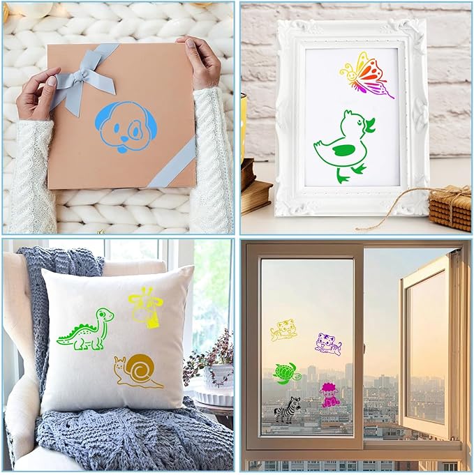 JULMELON Animal Stencils