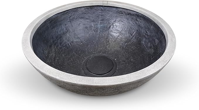 Aquascape Fountain Bowl Container Water Garden, Lunar Gray, 50 inch Dia (127 cm), 78397