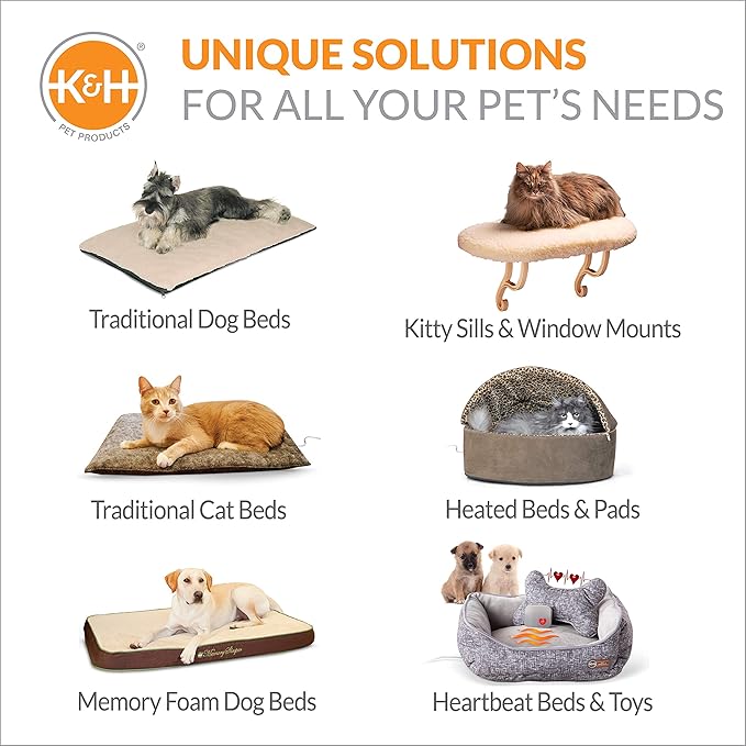 K&H Pet Products Thermal-Bowl Outdoor Heated Cat & Dog Water Bowl Blue 96 Ounces