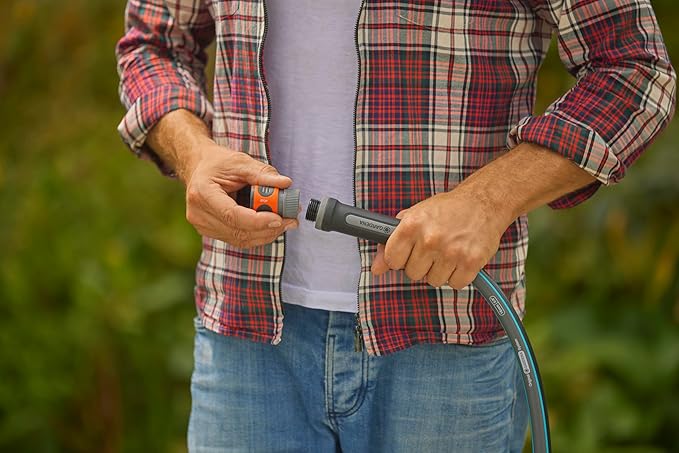 20530 | 50' Foot 5/8" Heavy-Duty Gardening Hose | Heavy-Duty 5-Ply Design, Includes US Hose Threads, European Made, Kink-Resistant
