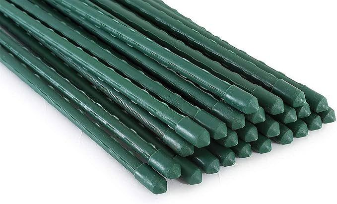 Garden Stakes 30 Inches Steel Plant Stakes Tomato Stakes Pack of 25