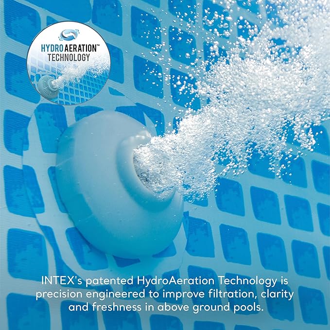 INTEX QS500 Krystal Clear Saltwater Chlorine System for Above Ground Pools: Keeps Water Clean and Clear – Reduces Chemical Use – Up to 7000 Gal. Pools