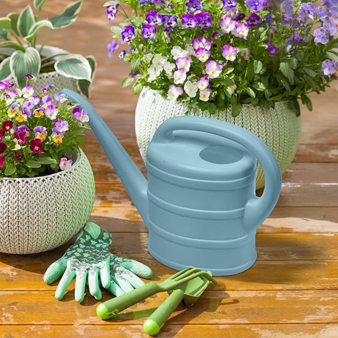 ZXJ Small Plant Watering Can - 1/3 Gallon - Grey