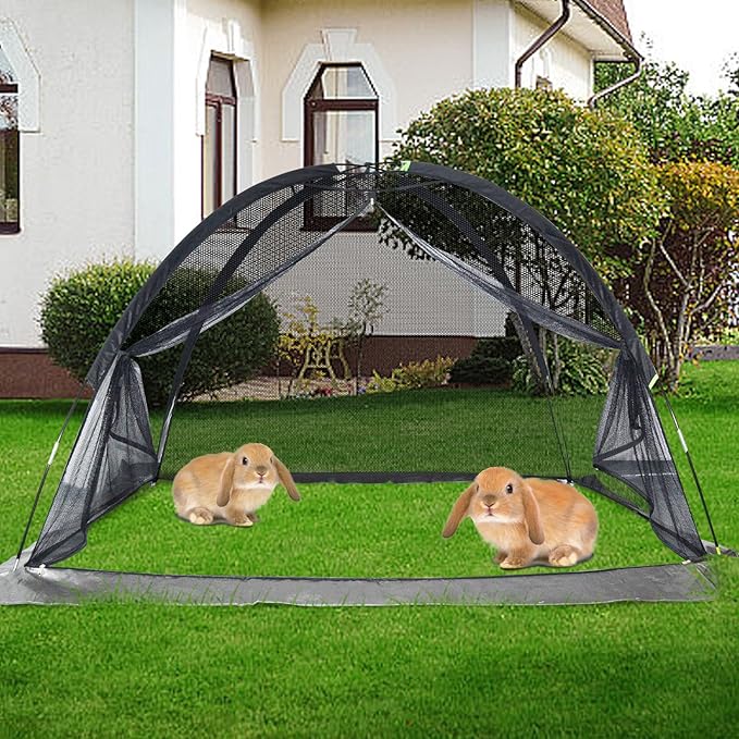 Pond Cover Dome: Protective Netting Tent for Outdoor Fish Koi Ponds Garden Leaves Vegetable Plant Care Use 13X17FT