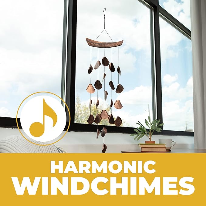 VP Home 31-Inch Wind Chimes for Outside - Unique Outdoor Garden Wind Chime - Decorative Harmonic Windchimes for Patio, Porch, or Yard - Thoughtful Gift for Relaxation or Outdoor Decor - Shimmering Zen