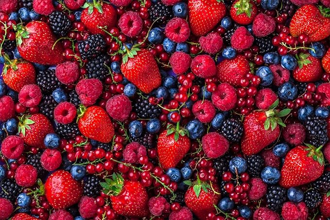 1200+ Mix Fruit Seeds Berry Seeds for Planting (9 Varieties) Heirloom Strawberry Raspberry Mulberry Apple Orange Blueberry Lemon Elderberry Cherry Seed for Home Garden