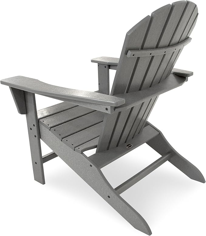 POLYWOOD SBA15GY South Beach Adirondack Chair