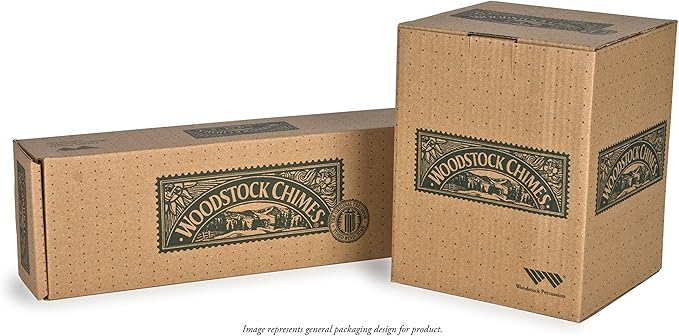 Woodstock Chimes Signature Collection, Bells of Paradise, Antique Silver 32", Decor Designs Wind Chimes for Outdoor, Patio, Home or Garden Décor (BPMAS)