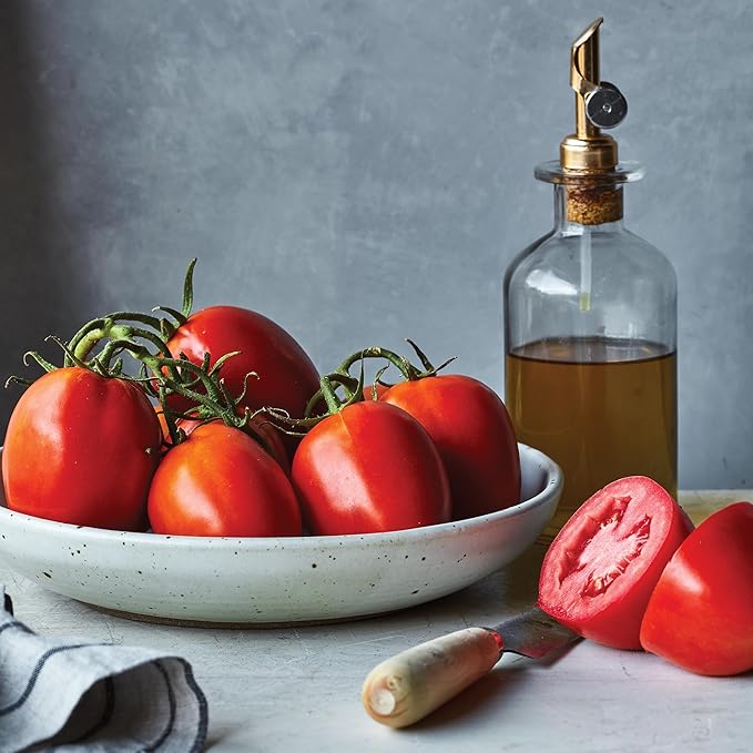 Burpee 'Roma' Organic Tomato Seeds - Non-GMO, Determinate, Organic, Paste Tomato, 500mg Seed Packet for Home Gardening
