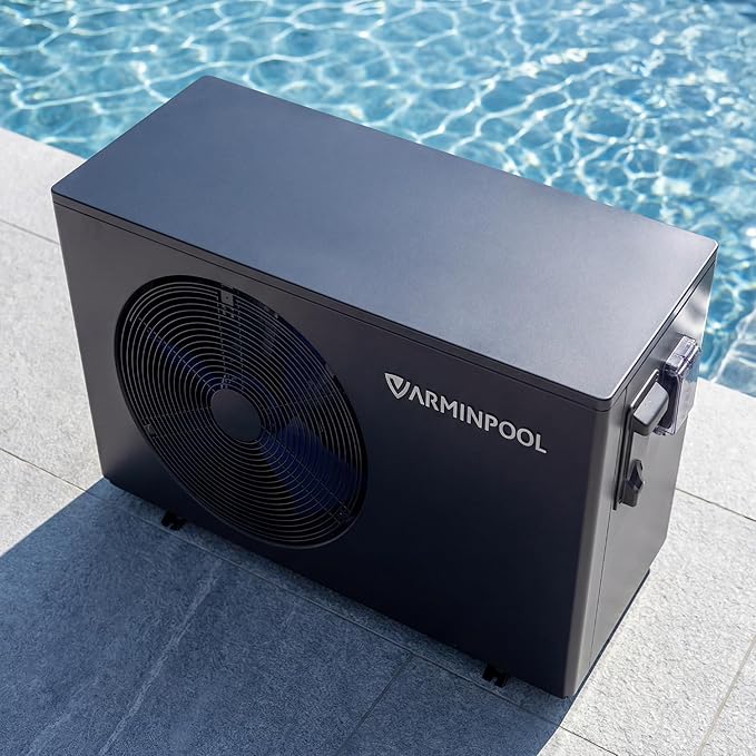 Pool Heat Pumps, 30,000 BTU Pool Heat Pump for Above Ground Pools Up to 8000 Gallons, WiFi Control, Titanium Heat Exchanger, 120V, Smart Inverter