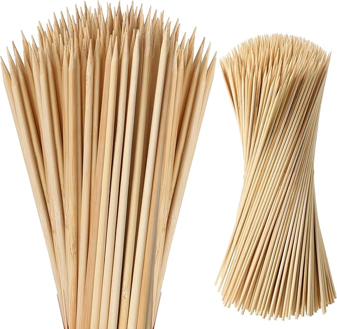 Suclain 700 Pcs 30" Long 5mm Thick Marshmallow Roasting Sticks, Smores Sticks Bamboo Skewers BBQ Kabob Grilling Barbecue Roasting Camping for Outdoor Fire Pits Campfires