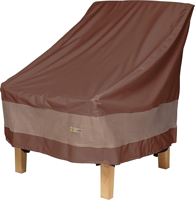 DUCKCOVERS Ultimate Waterproof Patio Lounge Chair Cover, All Weather Protection, Durable Outdoor Lawn Patio Furniture Covers, 32W x 37D x 36H inch, Patio Chair Covers for Outdoor Furniture