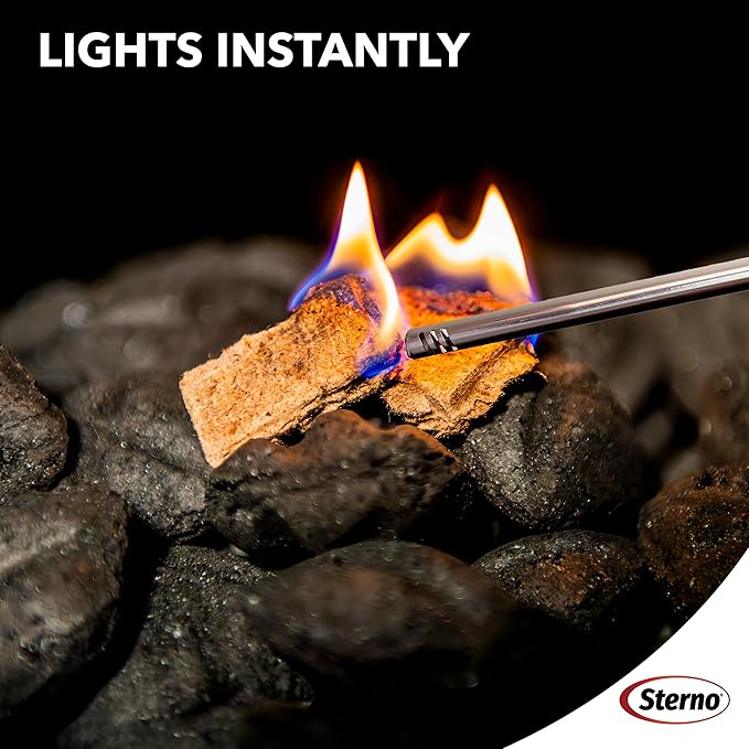 Sterno Instant Fire Starter Squares, 144 Count – Natural Wood Fire Starter Cubes for Fireplace, Campfires, Grills & Fire Pits, Odorless Charcoal Starters, Indoor Outdoor