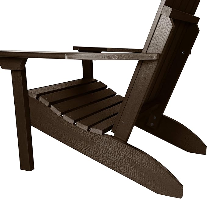 Highwood AD-CLAS1-ACE Classic Westport Adirondack Chair, Weathered Acorn