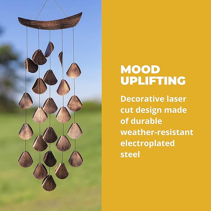 VP Home 31-Inch Wind Chimes for Outside - Unique Outdoor Garden Wind Chime - Decorative Harmonic Windchimes for Patio, Porch, or Yard - Thoughtful Gift for Relaxation or Outdoor Decor - Shimmering Zen