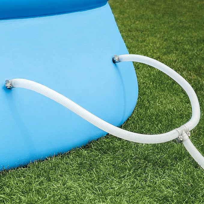 INTEX 26165EH Easy Set Inflatable Swimming Pool Set: 15ft x 42in – Includes 1000 GPH Cartridge Filter Pump – Removable Ladder – Pool Cover – Ground Cloth