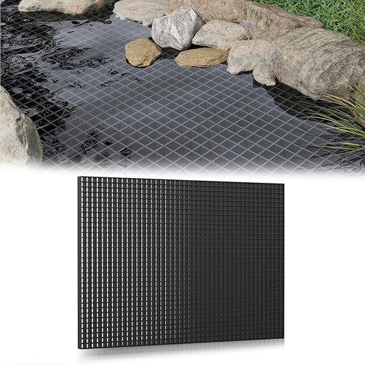 24x36 in Fountain Basin Grate, Black Reservoir Grates, for Pond/Water Garden/Waterfall/Fountain, Holds Rock Bubbler and Other Decoration Objects