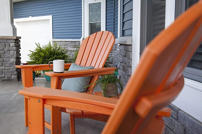 POLYWOOD SBA15GY South Beach Adirondack Chair