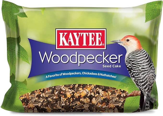 Kaytee Woodpecker Seed Cake, Wild Bird Food, 1.85 Pounds