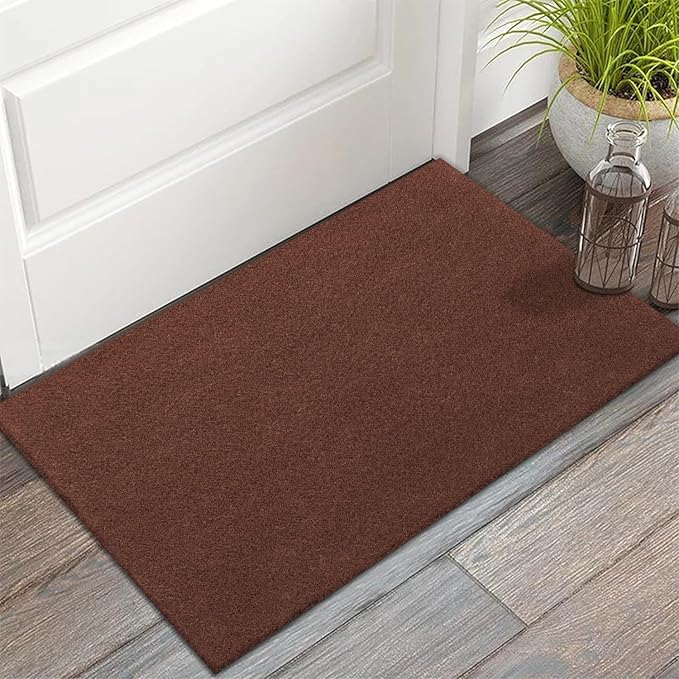AAZZKANG Blank Doormat Outdoor Entrance Non Slip Front Door Mat 2-Pack Ultra Absorb Mud Easy to Clean Multi-Purpose Carpet for Patio,Garden,Home Large 36"x24"