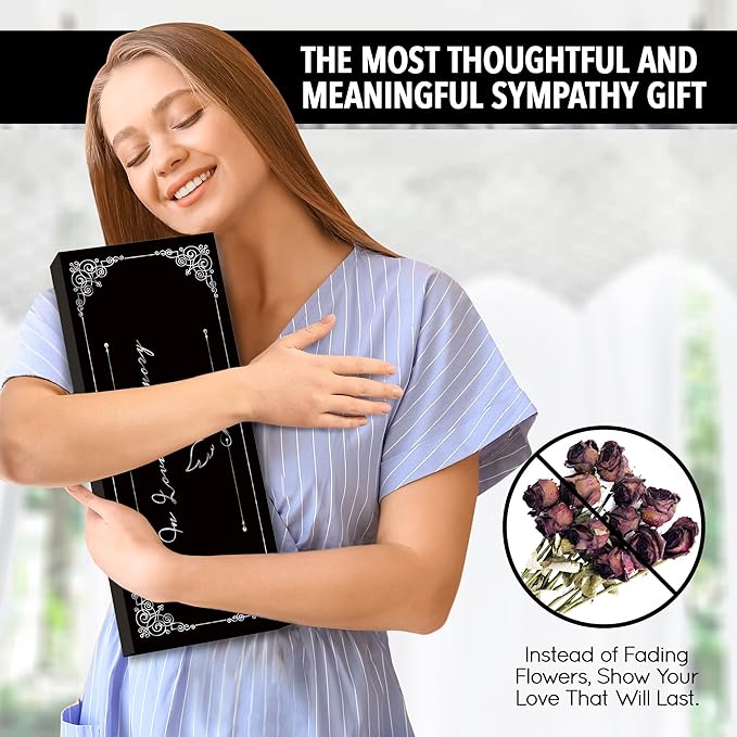 Angel Memorial Wind Chimes for Loss of Loved One - 34" Large Sympathy Wind Chimes, Memorial Gifts for Loss of Loved One Mother Father Husband Bereavement Chimes for Outside Deep Tone
