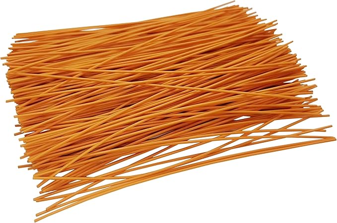 Twist Ties for Garden Plant Bag 6 inches 500 Pcs Candy Coffee Bags Ties (500, Orange)