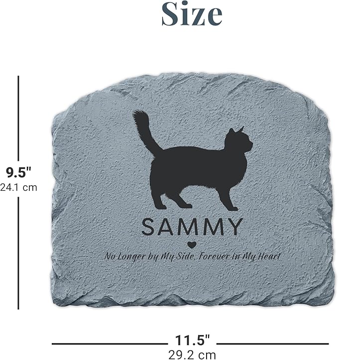 Let's Make Memories Personalized Memorial Garden Stone-Pet Silhouette- in Loving Memory- Guinea Pig