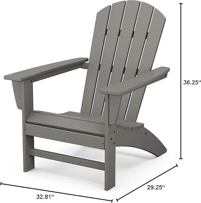 POLYWOOD Nautical Adirondack Chair