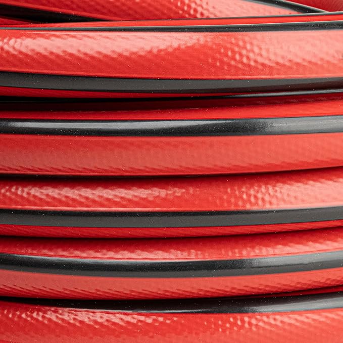 Kink Control Contractor Grade Hose with High Burst Strength, Spring Coil and Crush Resistant Couplings, Made in the USA 3/4 x 100 ft