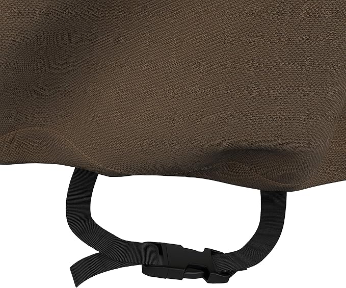 Amazon Basics Outdoor Patio Furniture Cover For Adirondack Chair, Waterproof, Anti-UV, Weather Resistant, All Weather Protection, Beige/Tan
